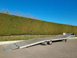 Veldhuizen 8,5-tons Semi-dieplader oplegger 10,5 m.