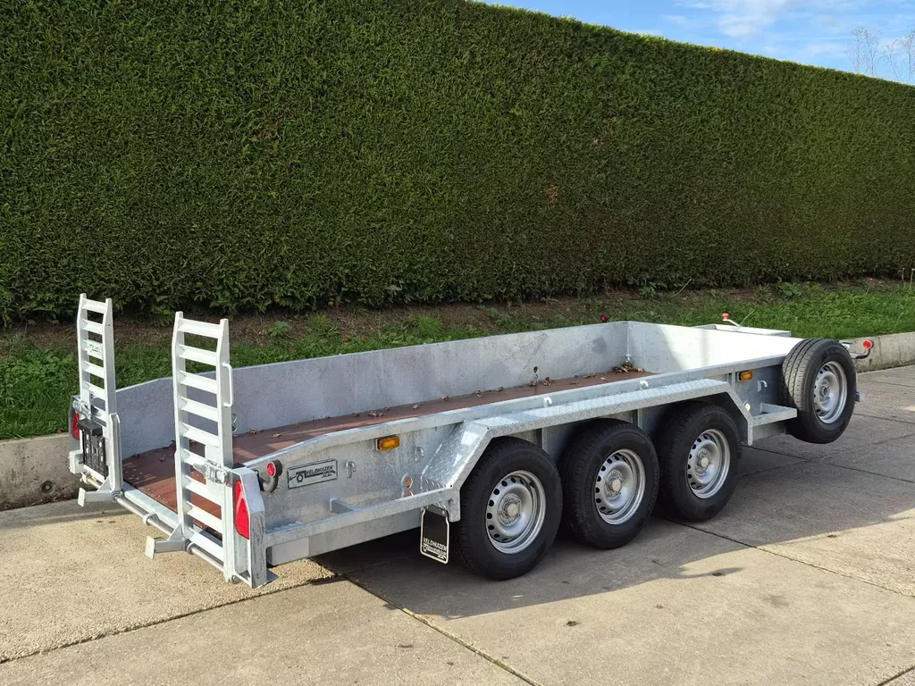 Veldhuizen 3,5-tons Tridemdieplader 4,5 m.