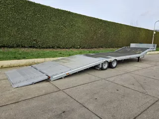 Veldhuizen 8,5-tons Semi-dieplader oplegger 10,5 m.