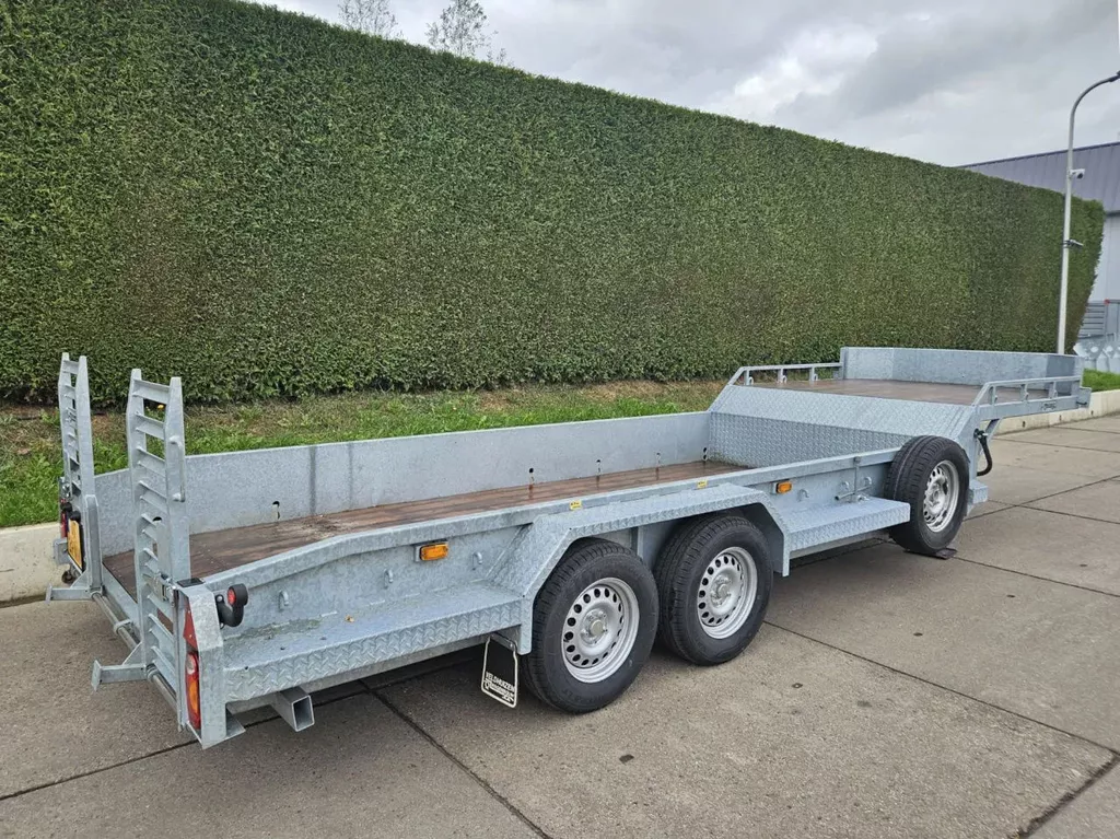 Veldhuizen 5,0-tons Dieplader oplegger 4,6 m.