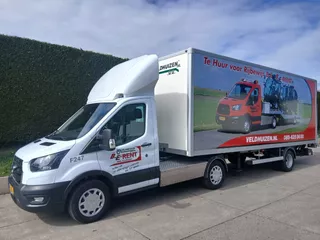 Ford Transit Gesloten oplegger 6,5 m.