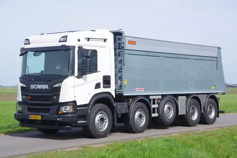 Scania P P460 10x4 midlift 49-ton met Kempf kipper