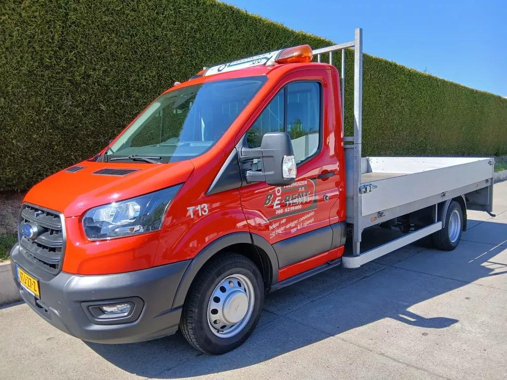 Ford Transit open laadbak 4,0 m.