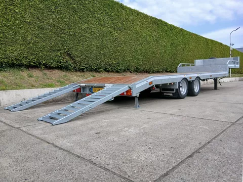 Veldhuizen 8,0-tons Semi-dieplader oplegger 6,0 m.