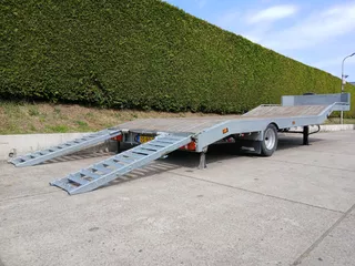 Veldhuizen 5,0-tons Semi-dieplader oplegger 7,5 m.