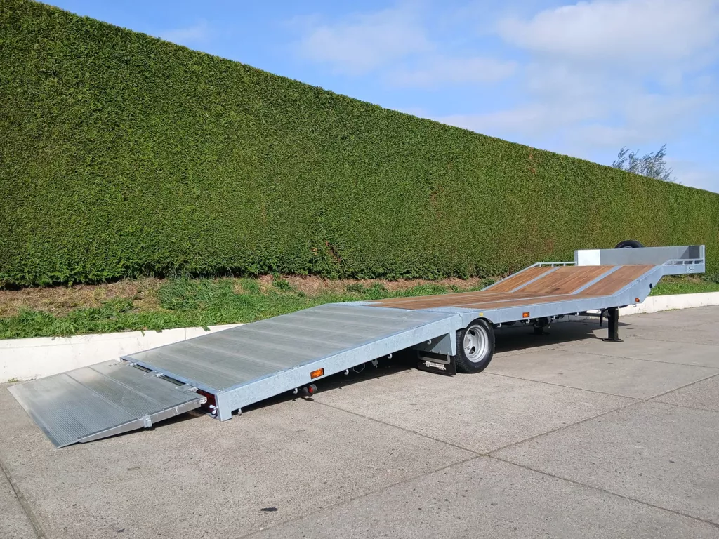 Veldhuizen P45-1 5,0-tons Semi-dieplader oplegger 8,5 m.
