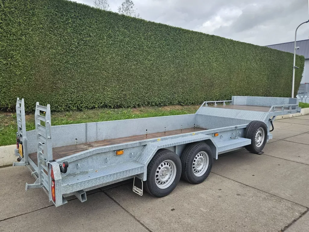 Veldhuizen 5,0-tons Dieplader oplegger 4,6 m.